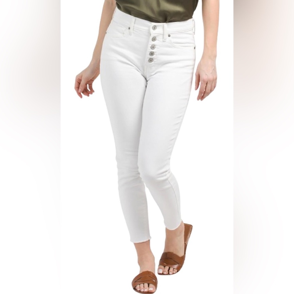 NWT| Lucky Brand White Bridgette High Rise Skinny Size 12